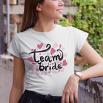 Naiste T-s&auml;rk "Team bride"
