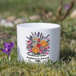 Keraamiline lillepott "Parimad &otilde;ied - parimale emale"