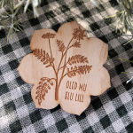 Puidust magnet "Oled mu elu lill"