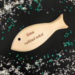 L&otilde;ikelaud "Mini-kala" valitud tekstiga