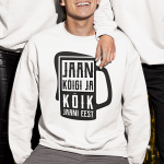 Pusa "K&otilde;ik JAANI eest!" (ilma kapuutsita)