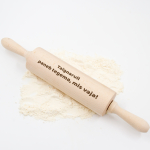 Puidust taignarull "Taignarull paneb tegema, mis vaja"