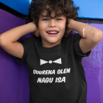 Laste T-s&auml;rk "Suurena olen nagu isa"