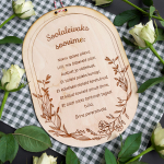 Puidust tahvel &bdquo;Soolaleivaks&ldquo;