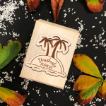 Puidust graveeritud karp "Unistuste puhkus"