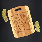 XL bambusest l&otilde;ikelaud &bdquo;Ait&auml;h sulle, EMA&ldquo;