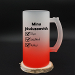 Klaaskruus "Minu j&otilde;ulusoovid"