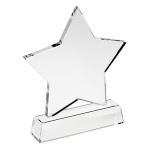 Klaasist trofee "T&auml;ht" ilma tr&uuml;kita
