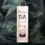 Puidust pudelikarp "Isa tagavarade karp"