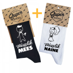 Sokkide komplekt paarile &bdquo;T&auml;iuslik pere&ldquo;