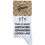 Naiste sokid &bdquo;Awesome grandma&ldquo;