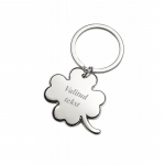 V&otilde;tmehoidja &bdquo;Neljaleheline ristikhein&ldquo; soovitud graveeritud tekstiga