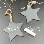 Kiltkivist kaunistus "T&auml;ht" koos kriidiga