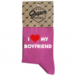 Naiste sokid &bdquo;I love my boyfriend&ldquo;