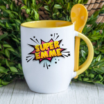 Kruus koos lusikaga "Super emme"