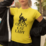 Naiste T-s&auml;rk "Crazy cat lady"