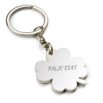 Ristiku-kujuline graveeritud v&otilde;tmehoidja "Palju edu"