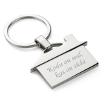 Graveeritud v&otilde;tmehoidja "Kodu on seal, kus on s&uuml;da"