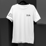 T-s&auml;rk "Isa" laste nimedega varrukal