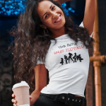 Naiste T-s&auml;rk "T&auml;na &otilde;htul ainult t&uuml;drukud"