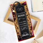 Graveeritud j&auml;rjehoidja &bdquo;Head bossi on raske leida&ldquo;