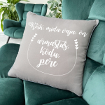 Dekoratiivpadi "Armastus, perekond ja kodu"