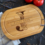 Ovaalne bambusest l&otilde;iklelaud "Jaani k&ouml;&ouml;k"