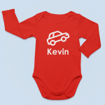 Punane bodi "Auto" Sinu valitud nimega