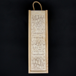 Puidust pudelikarp "Ema salajased varud"