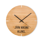 Bambusest seinakell "J&auml;&auml;n niikuinii hiljaks..."