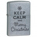 Zippo tulemasin &bdquo;Keep Calm and Merry Christmas&ldquo;
