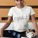 Naiste T-s&auml;rk "MEOW"