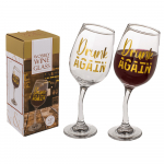 K&otilde;ver veinipokaal "Drunk again" (420 ml)