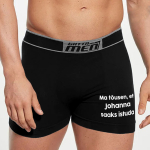 Meeste aluspesu "Ma t&otilde;usen" Sinu valitud nimega