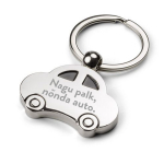 Graveeritud v&otilde;tmehoidja "Nagu palk, n&otilde;nda auto."