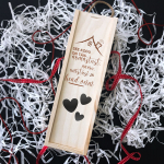 Puidust pudelikarp "See kodu on t&auml;is armastust"