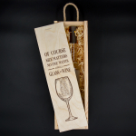 Puidust pudelikarp "Size matters"