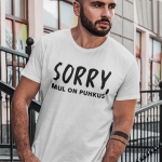 T-s&auml;rk "Sorry, mul on puhkus"