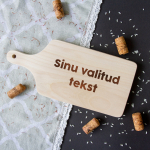 L&otilde;ikelaud k&auml;epideme ja Sinu valitud tekstiga (30cm)