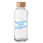 Klaasist veepudel "Ma vannun, see on lihtsalt vesi" (650ml)