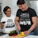 T-s&auml;rkide komplekt "First family Christmas"