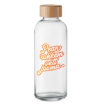 Klaasist veepudel "Pean rohkem vett jooma" (650ml)