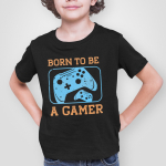 Laste T-s&auml;rk "Born to be a gamer"