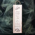 Puidust pudelikarp "Ait&auml;h Teile"