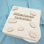 Puidust karp "M&auml;lestused ristsetest" (30 x 30 cm)