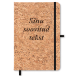 Korgist kaanega m&auml;rkmik Sinu valitud tekstiga (A5)