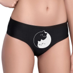 Naiste alusp&uuml;ksid kirjaga ees "Yin and yang"