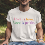 T-s&auml;rk "Love is pride"