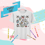 Laste T-s&auml;rk "V&auml;rvi ise! Lihav&otilde;ttep&uuml;had"