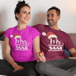 T-s&auml;rkide komplekt "Our little Christmas" soovitud perekonnanimega